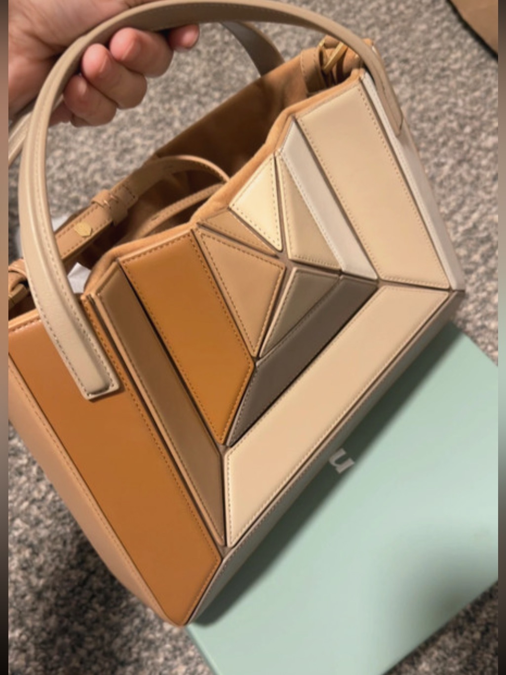 Mlouye Sera Tote Milky - Women’s Multitone Leather Handbag — image 2 of 8